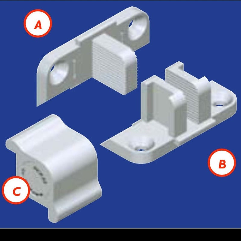 Assemblage polyvalent démontable avec ou sans blocage SCP32