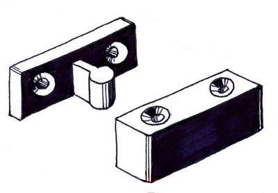 Assemblage d'angle démontable par clipage - PRUNIER SYSTEM+ GREENCASTOR